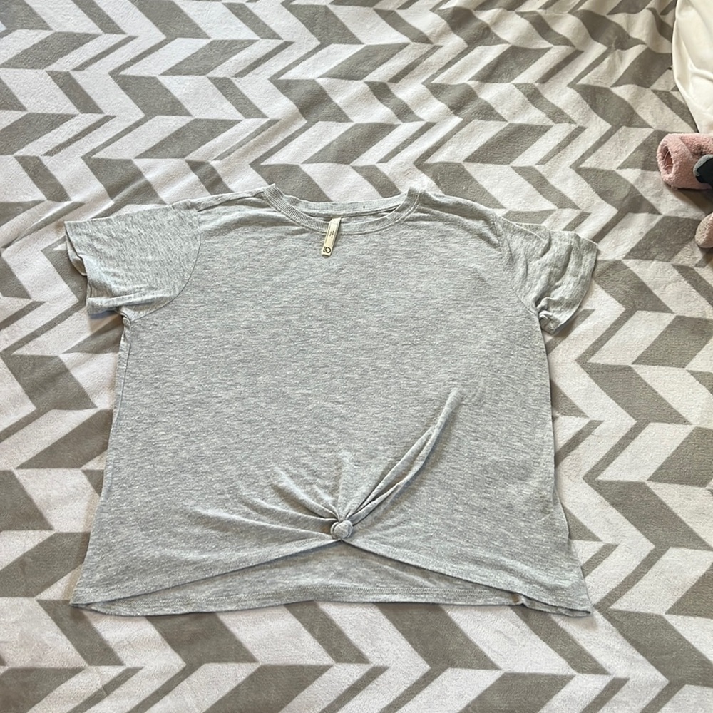 Front tie T-shirt